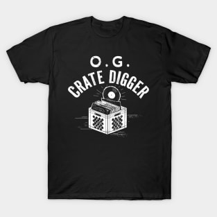 O.G. Crate Digger design T-Shirt